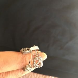 Silver hoops